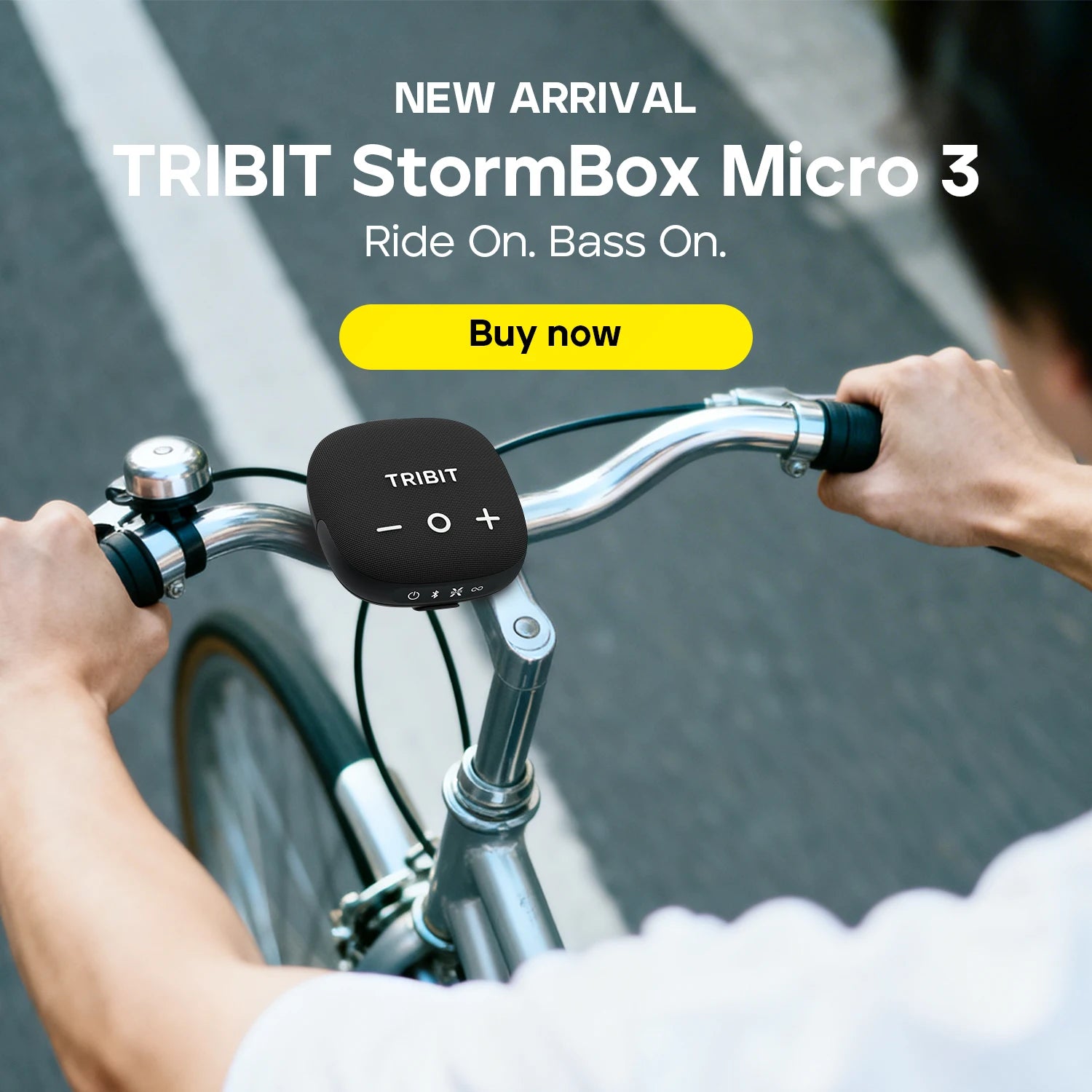 Micro 2 Portable Bike Speaker, 12H Playtime TWS for Hiking