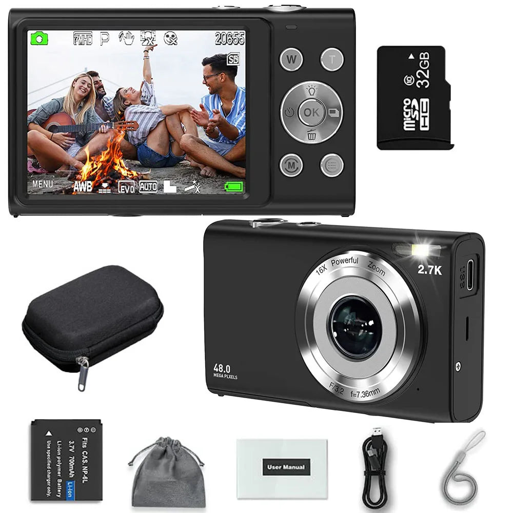4K Digital Camera Autofocus Vlogging Camera HD