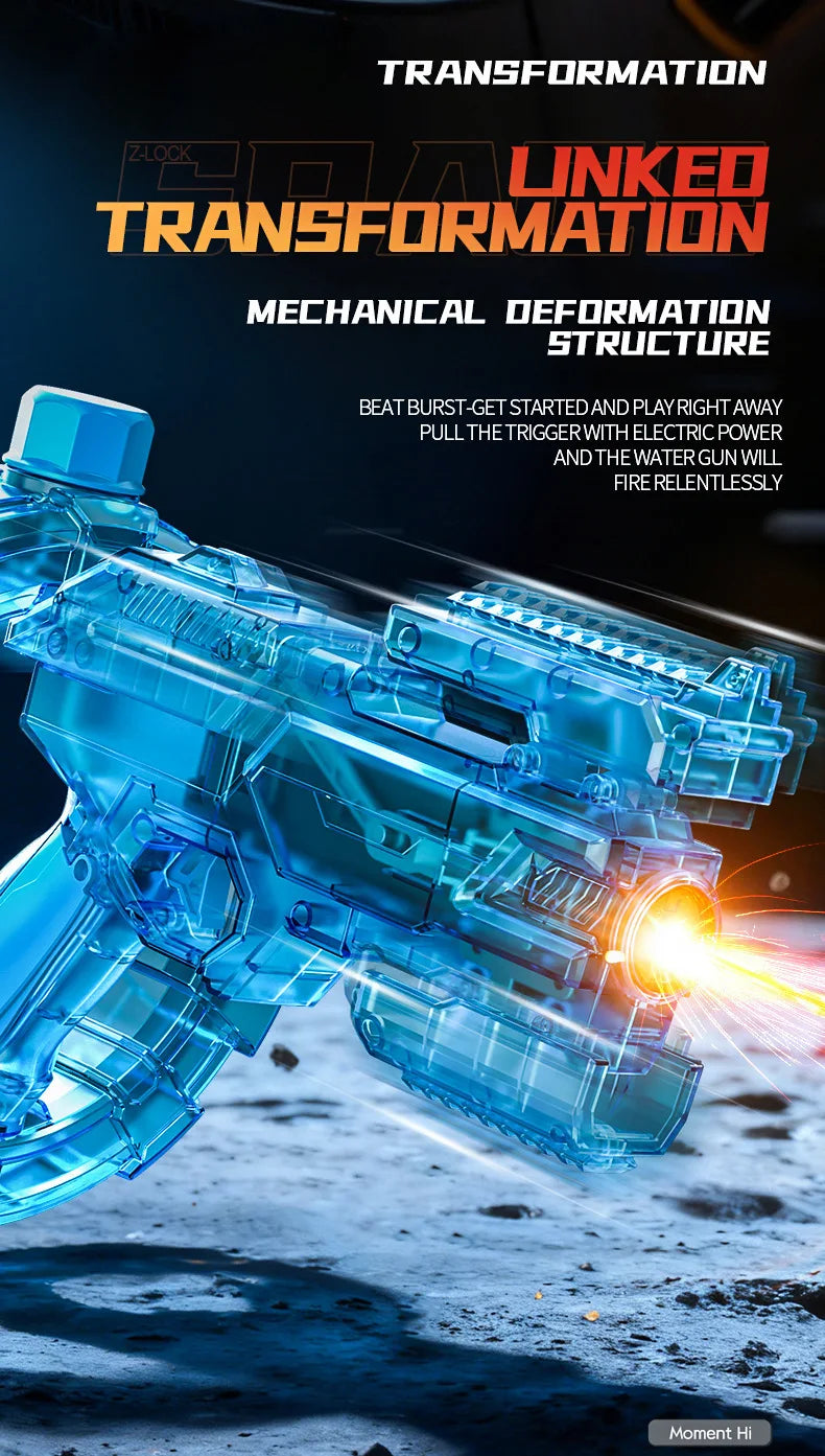 Space Electric Water Gun Transformation LED Lights