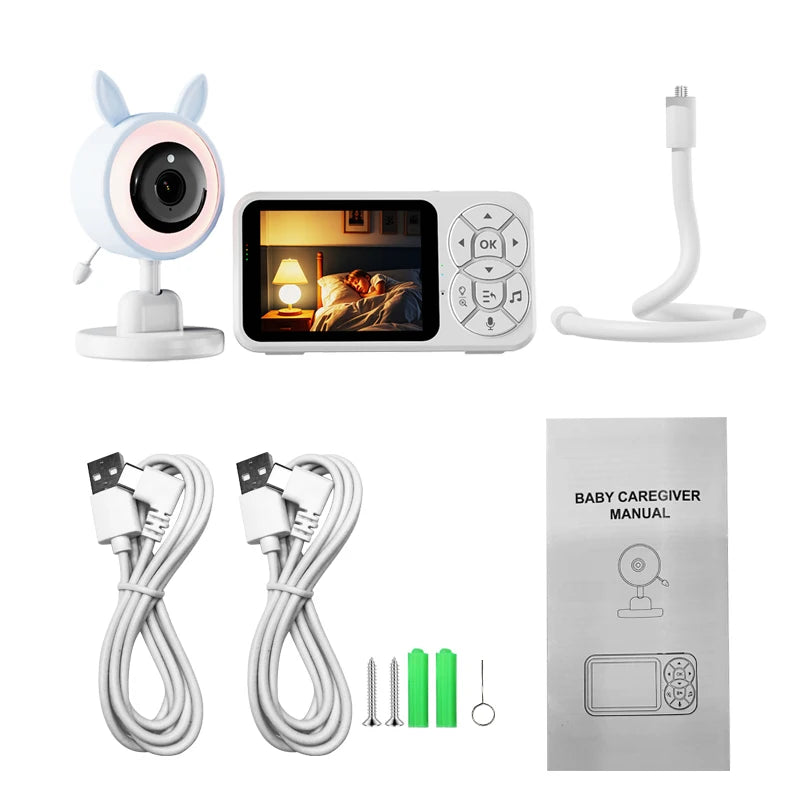 DANMINI RGB night light baby monitor with night vision