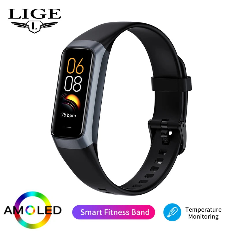 Smart Watch Men Women Heart Rate Blood Oxygen Smartwatch Waterproof Sport Fitness Tracker Bracelet
