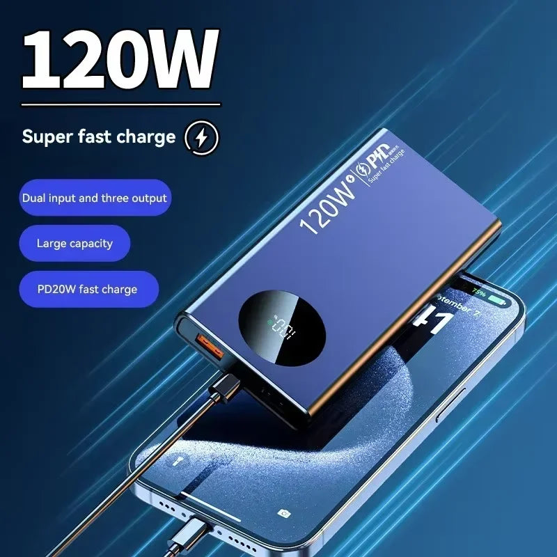 Lenovo 200000mAh Power Bank, Digital Display