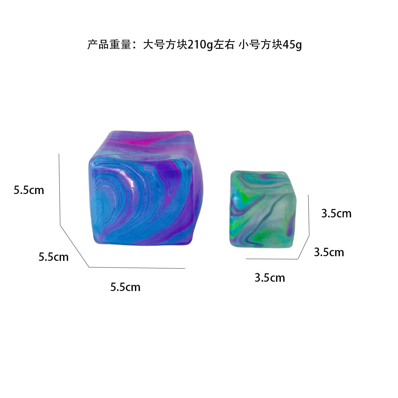 Needoh Snowflake Ice Cube Malt Sugar Squishy Mystery Blind Box