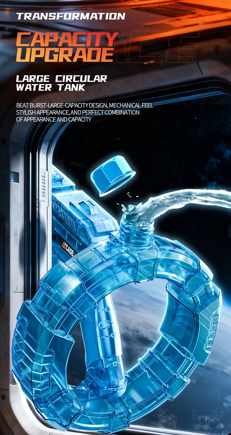 Space Electric Water Gun Transformation LED Lights