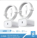 40W Fast Charger for iPhone USB Type C Data Cable