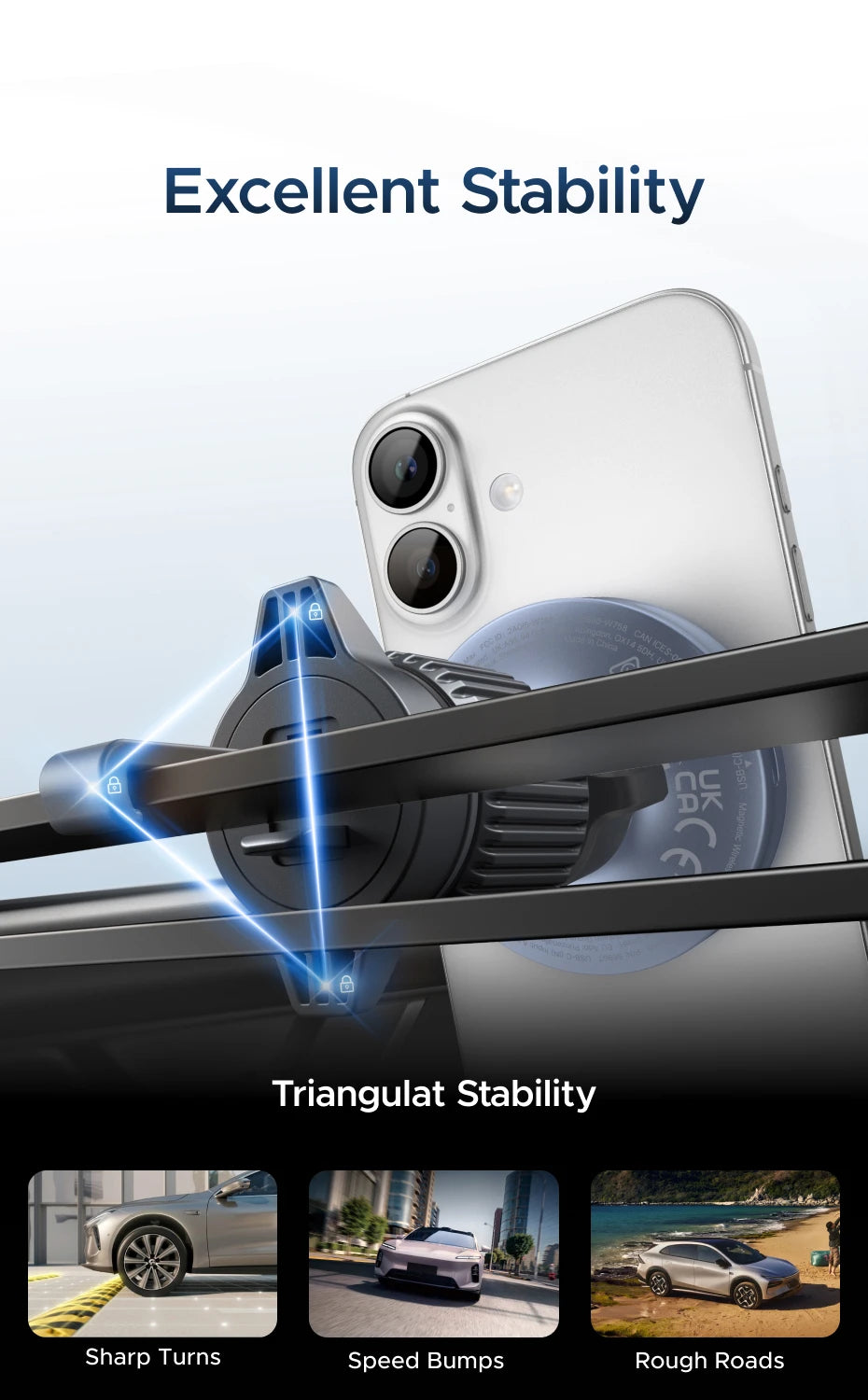 25W 15W Magnetic Car Phone Holder Wireless Charger Stand For iPhone 17 16 15 Pro Max Charging