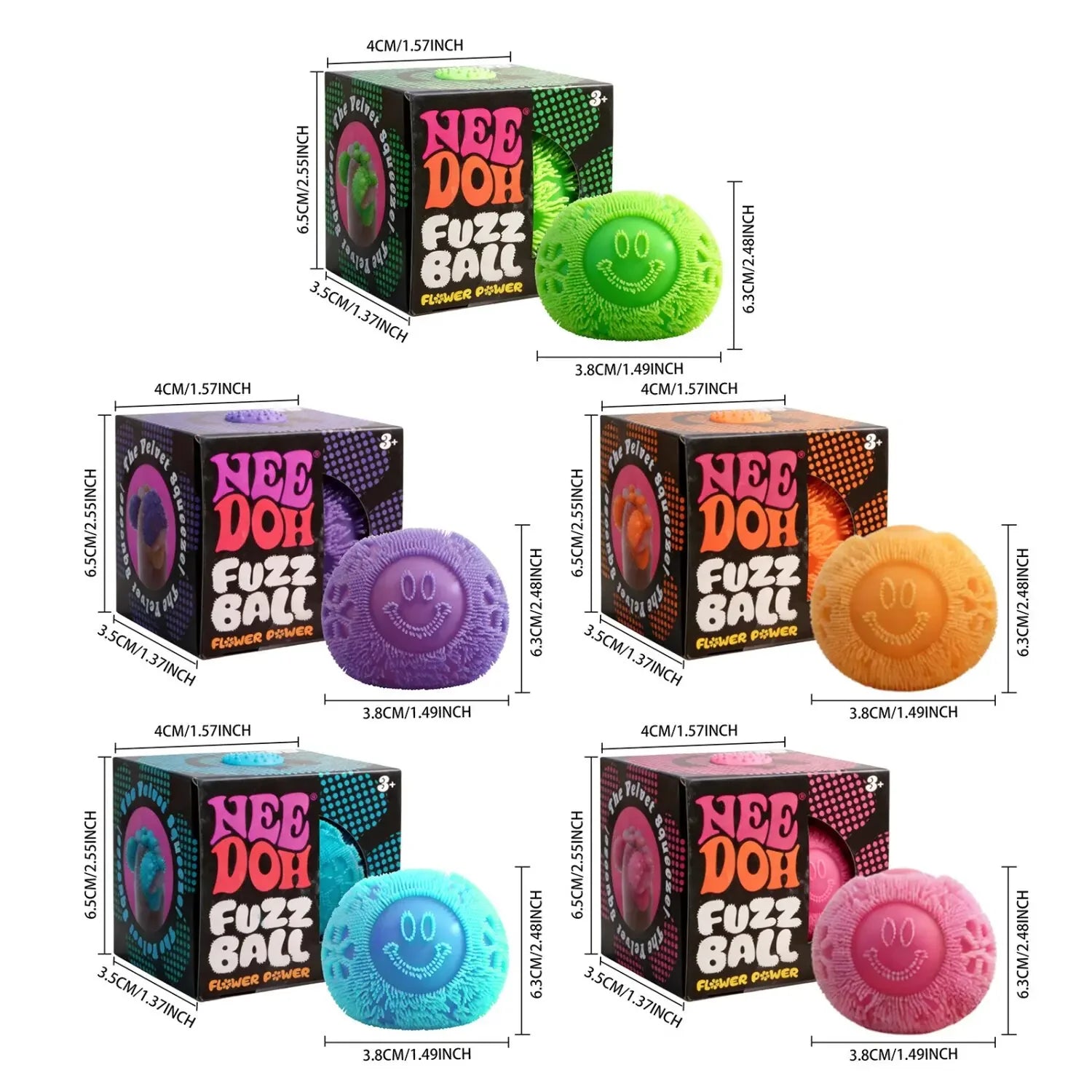 NeeDoh Fuzz Ball Stress Ball Blind Box