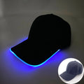 Trendy Light Up Glowing Baseball Hat LED Luminous Hip Hop Rap Cap DJ Dance NightClub Bar Party Props Neon Hiphop Hat Supplies