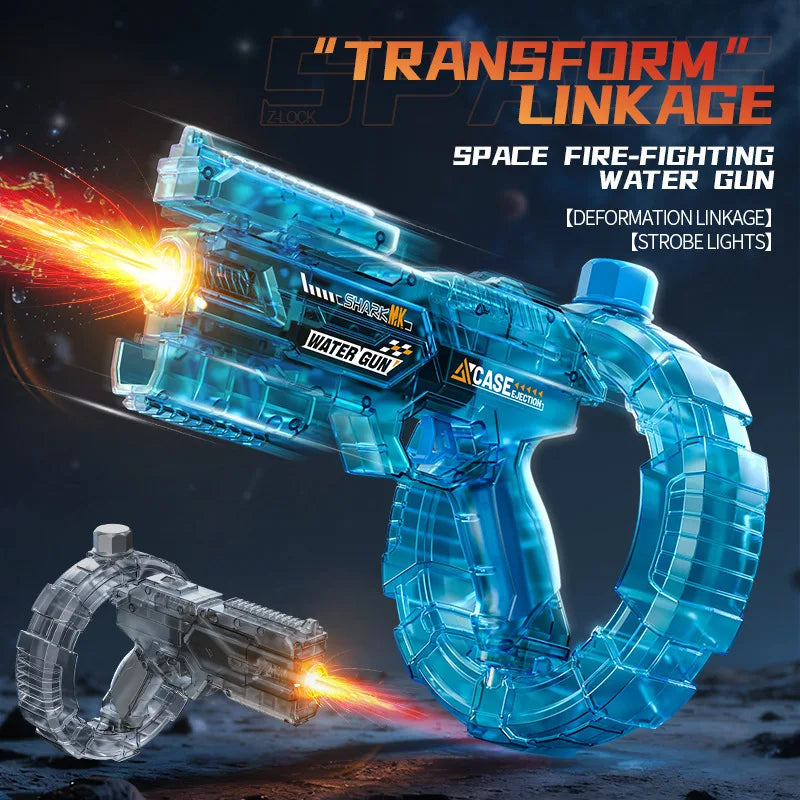 Space Electric Water Gun Transformation LED Lights