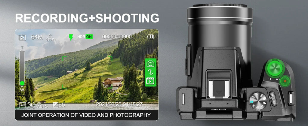 64MP Professional Digital Camera for Photography