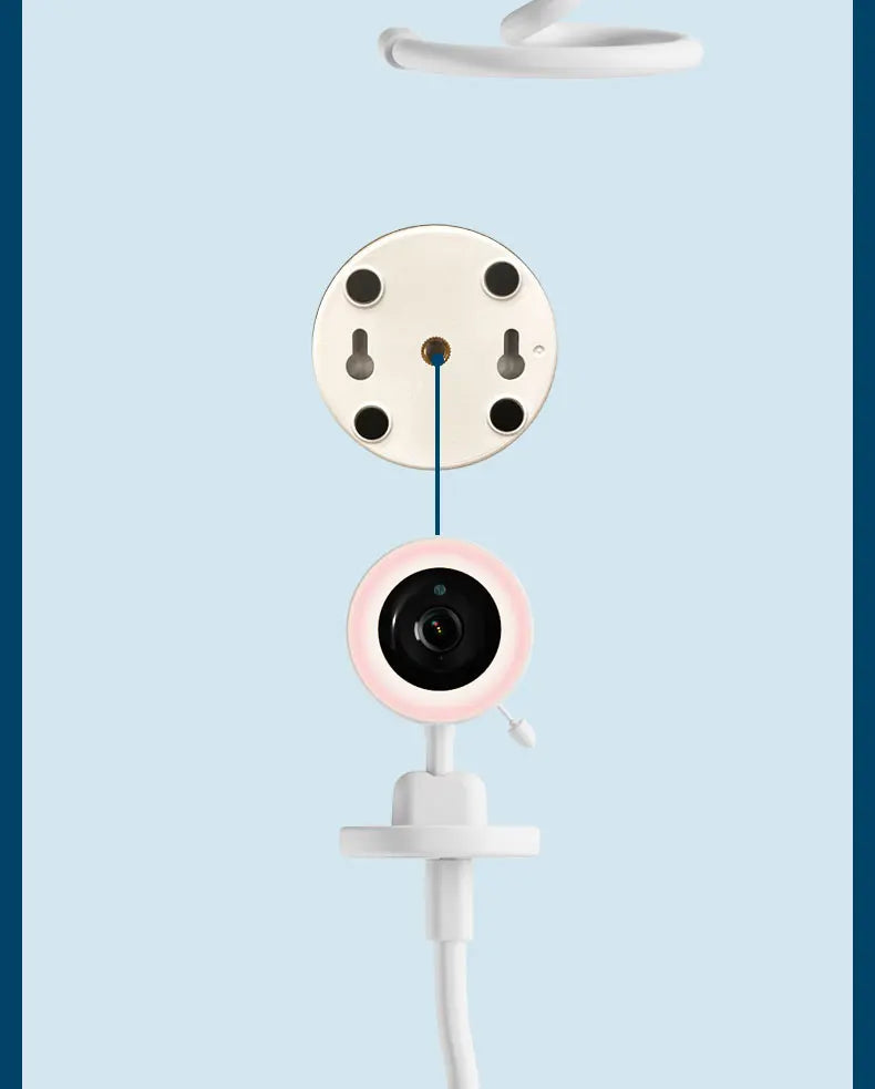 DANMINI RGB night light baby monitor with night vision