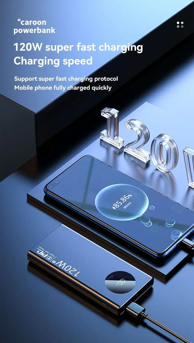 Lenovo 200000mAh Power Bank, Digital Display
