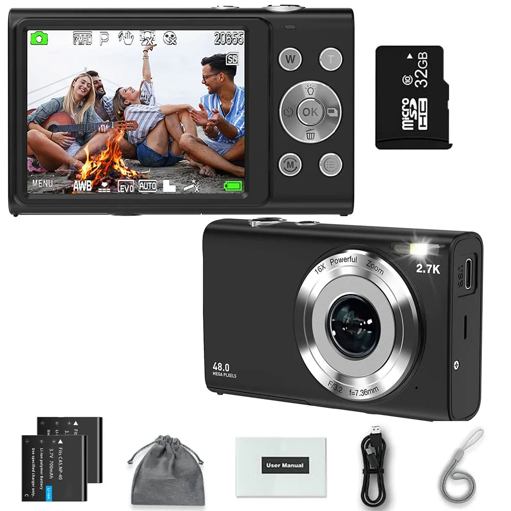 4K Digital Camera Autofocus Vlogging Camera HD