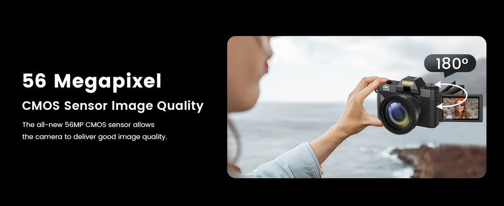 Compact Digital Photography Camera 4K WIFI Webcam