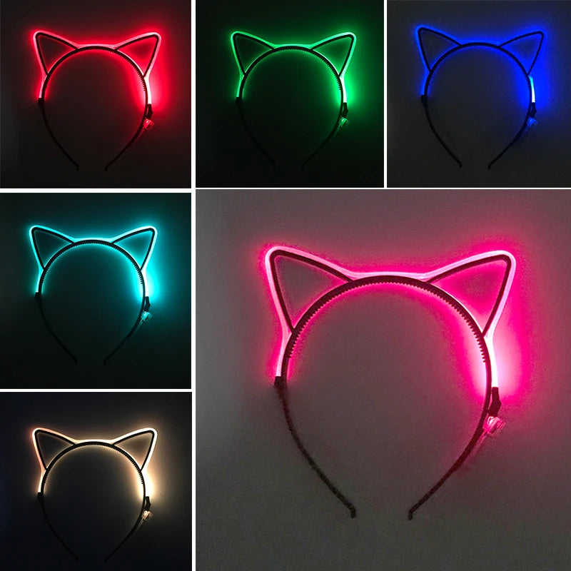Trendy Light Up Glowing Baseball Hat LED Luminous Hip Hop Rap Cap DJ Dance NightClub Bar Party Props Neon Hiphop Hat Supplies
