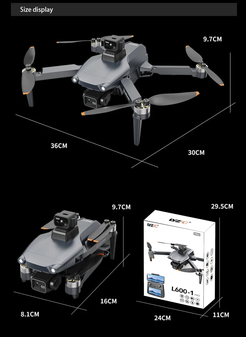 L600-1 Pro MAX 4K Professional Drone With HD Camera
