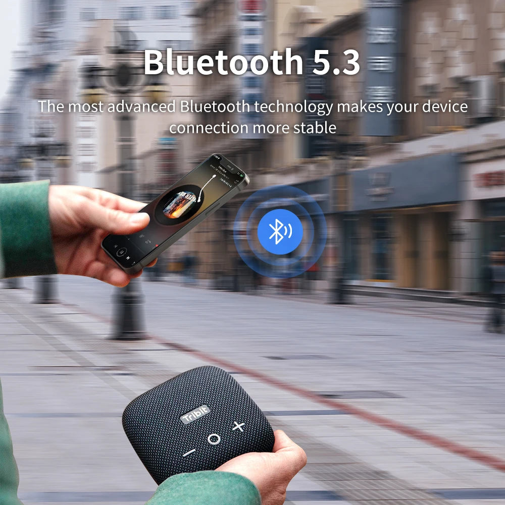 Micro 2 Portable Bike Speaker, 12H Playtime TWS for Hiking
