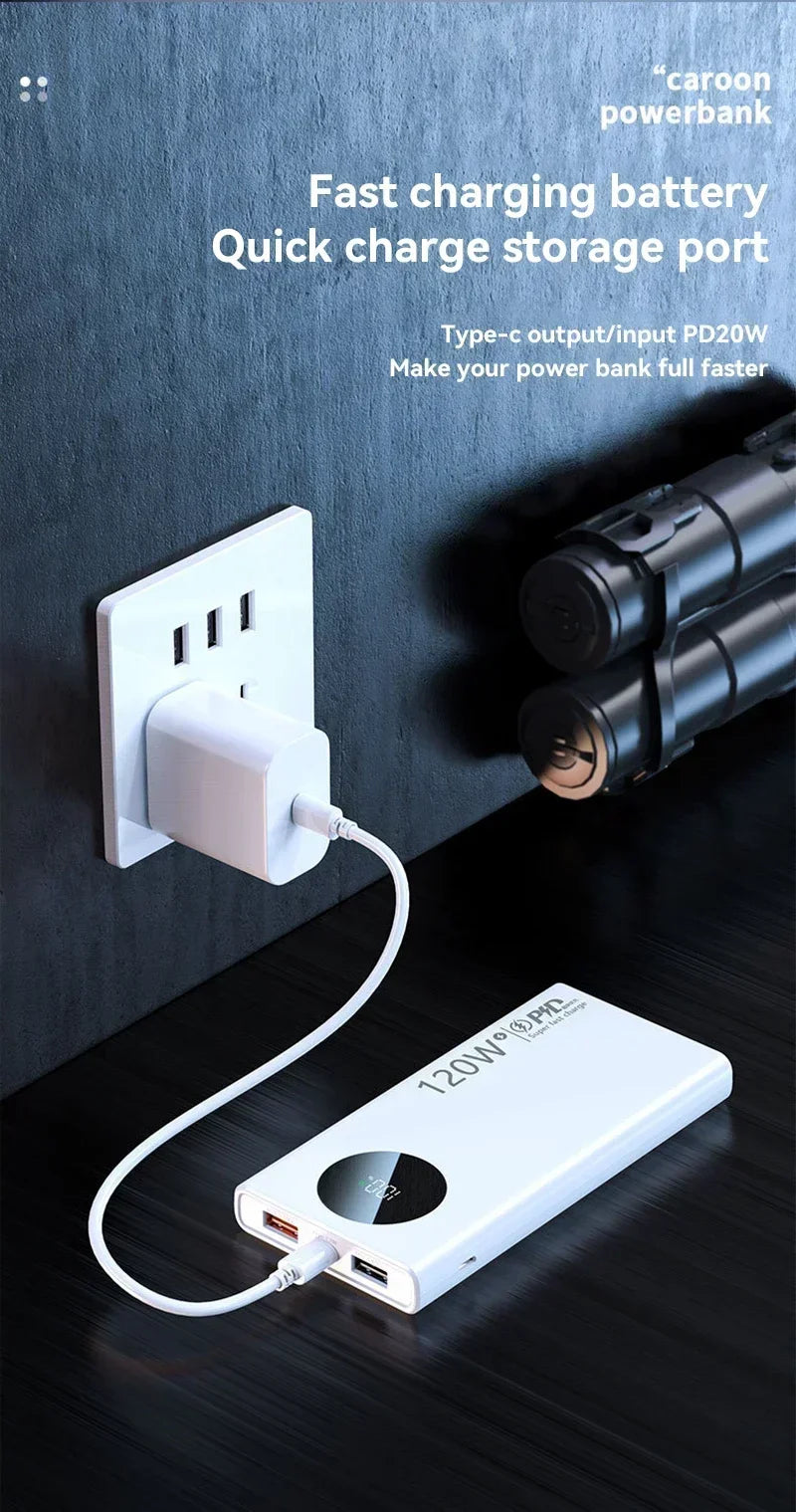 Lenovo 200000mAh Power Bank, Digital Display
