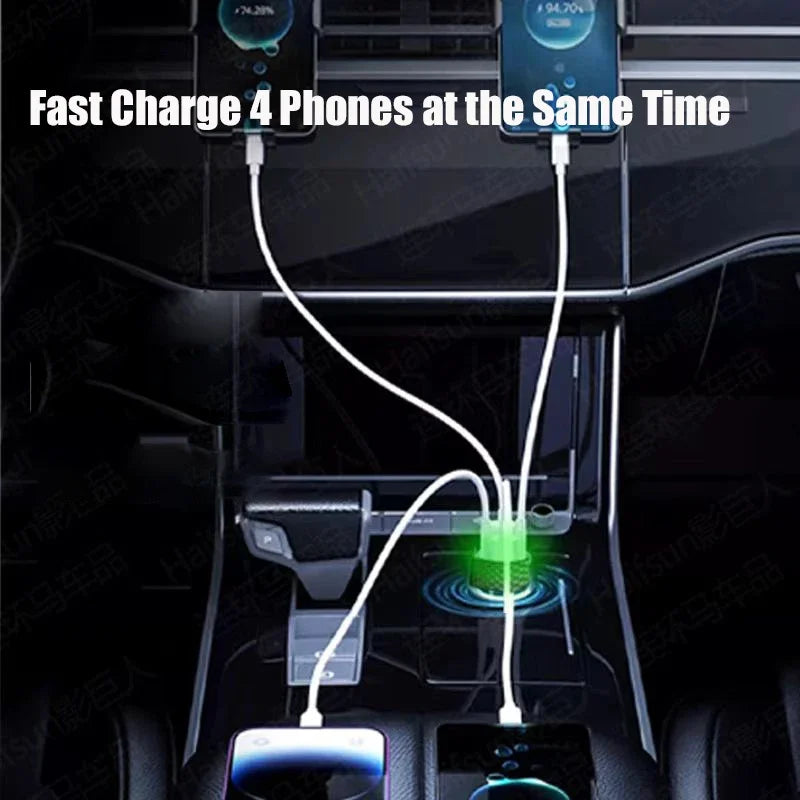 USB C Car Phone Charger Super Fast