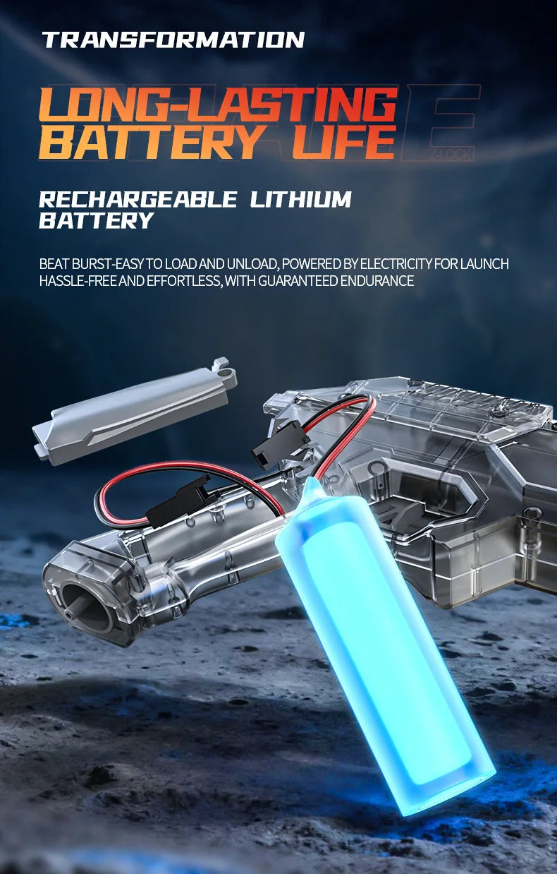 Space Electric Water Gun Transformation LED Lights