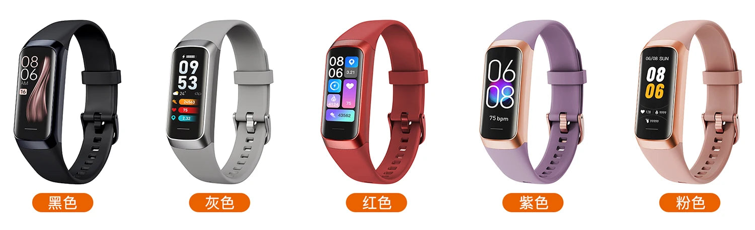 Smart Watch Men Women Heart Rate Blood Oxygen Smartwatch Waterproof Sport Fitness Tracker Bracelet