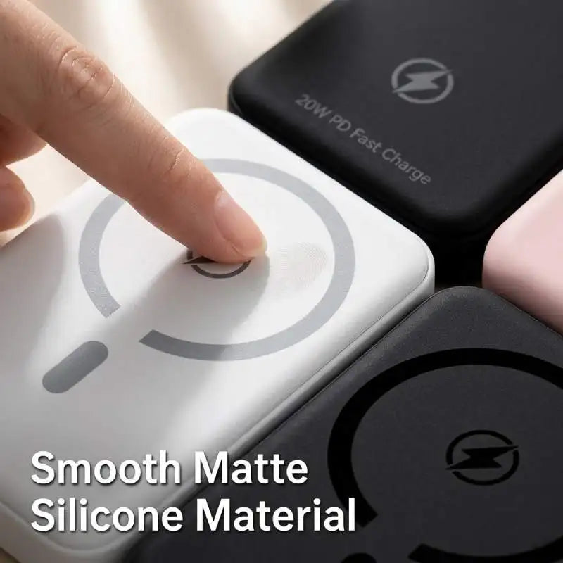 Power Bank 10000mAh, 15W Wireless Fast Charging Portable Charger, Strong Magnetic Battery Pack for iPhone 17/16/15/14/13