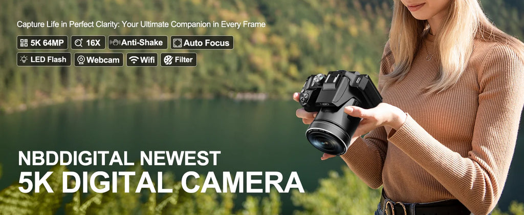 64MP Professional Digital Camera for Photography