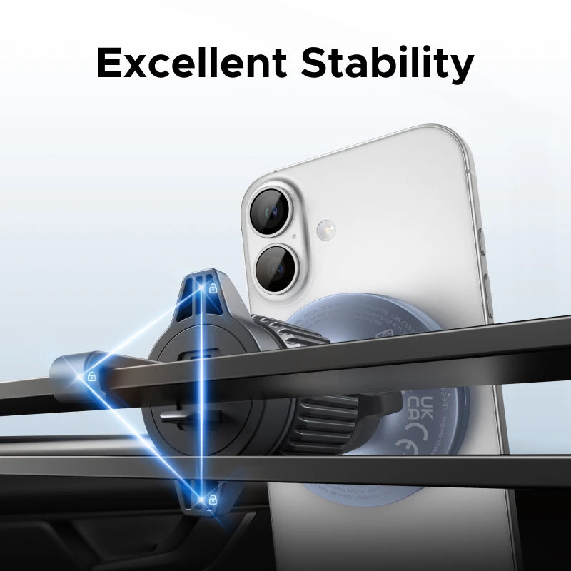 25W 15W Magnetic Car Phone Holder Wireless Charger Stand For iPhone 17 16 15 Pro Max Charging