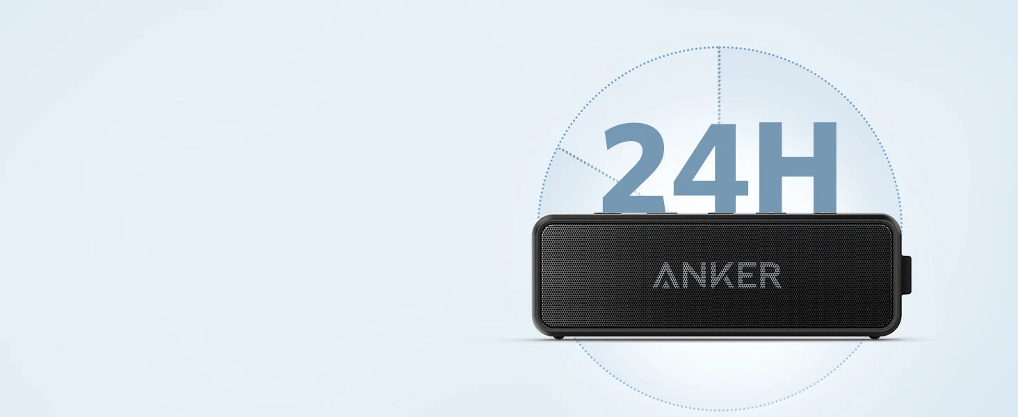 Anker Soundcore 2 Portable Bluetooth Speaker with Stereo Sound