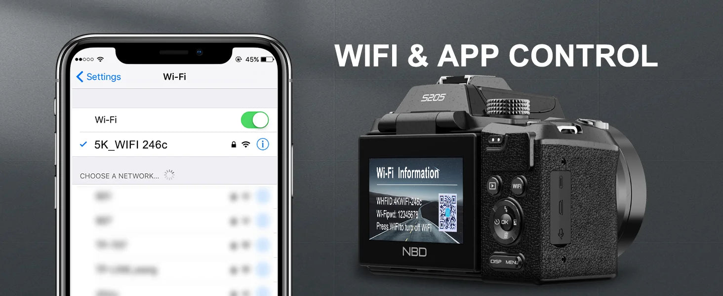 64MP Professional Digital Camera for Photography