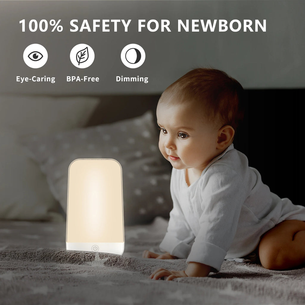 Smart Touch Bedside Table Lamp Dimmable Bluetooth LED Night Light