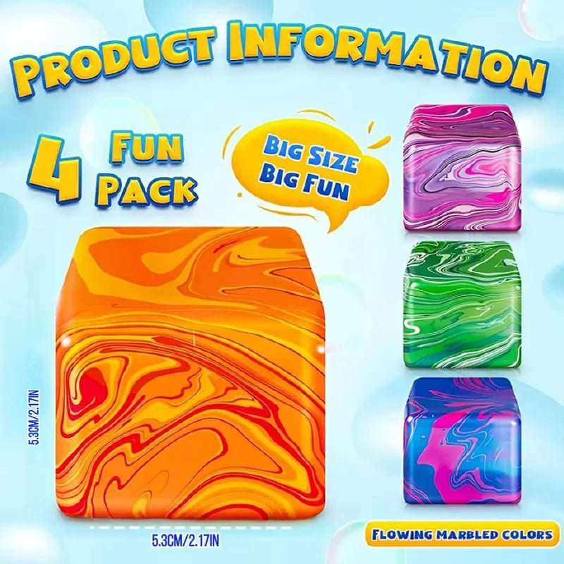 Needoh Snowflake Ice Cube Malt Sugar Squishy Mystery Blind Box