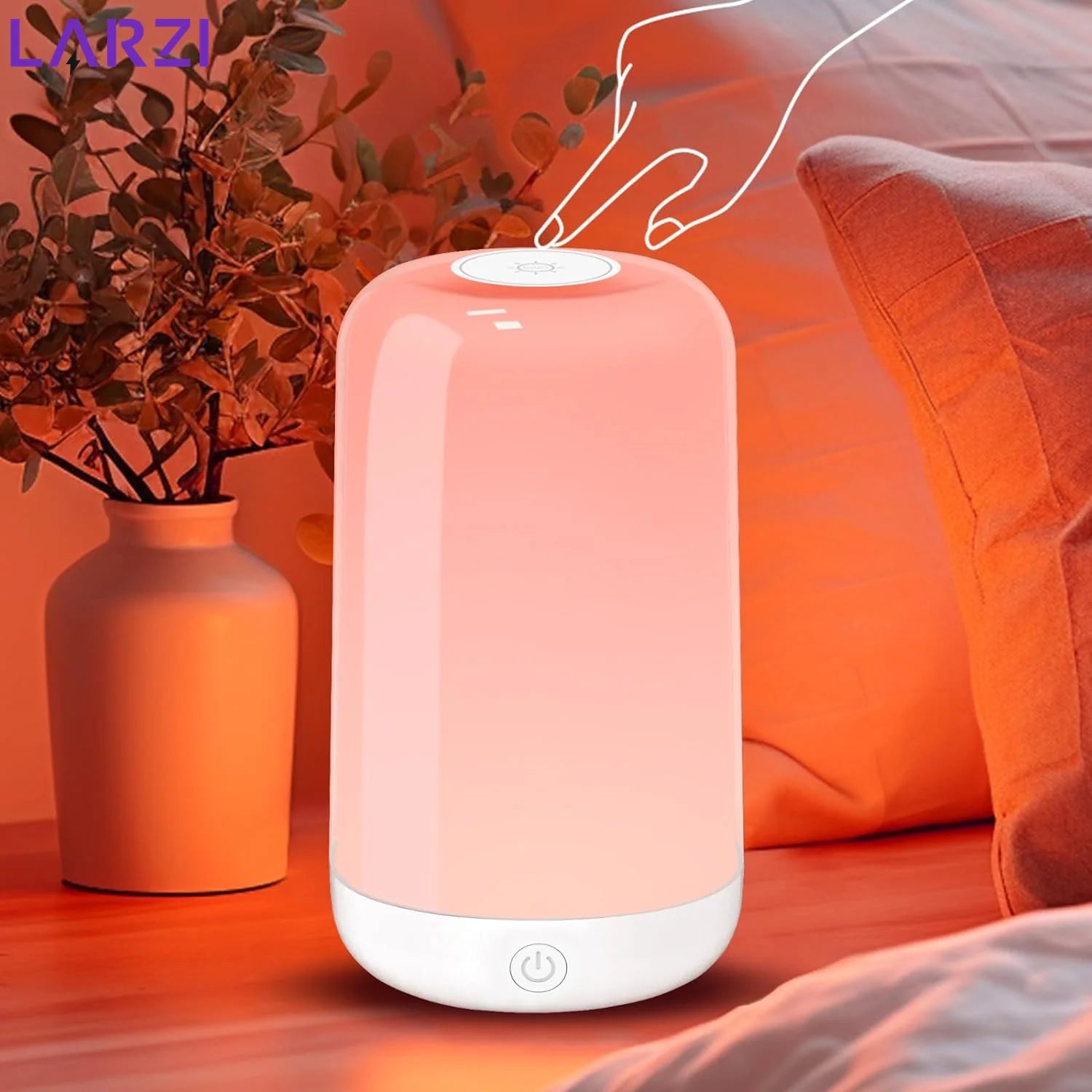 Smart Touch Bedside Table Lamp Dimmable Bluetooth LED Night Light