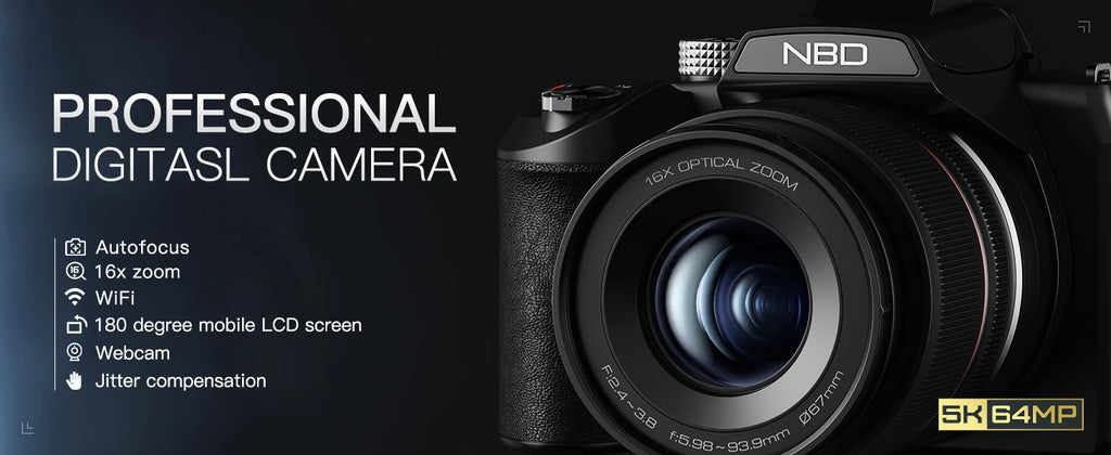 5K&64MP Digital Cameras For Photography