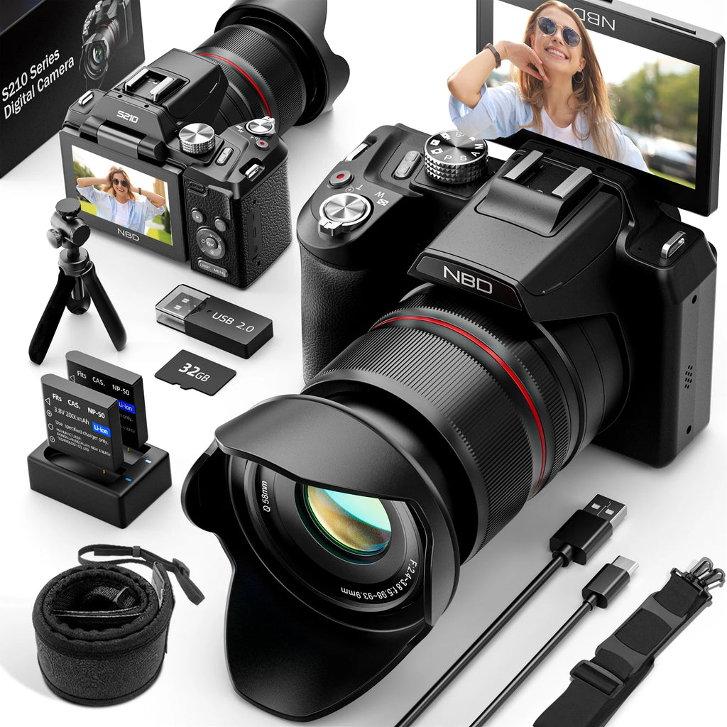 5K&64MP Digital Cameras For Photography