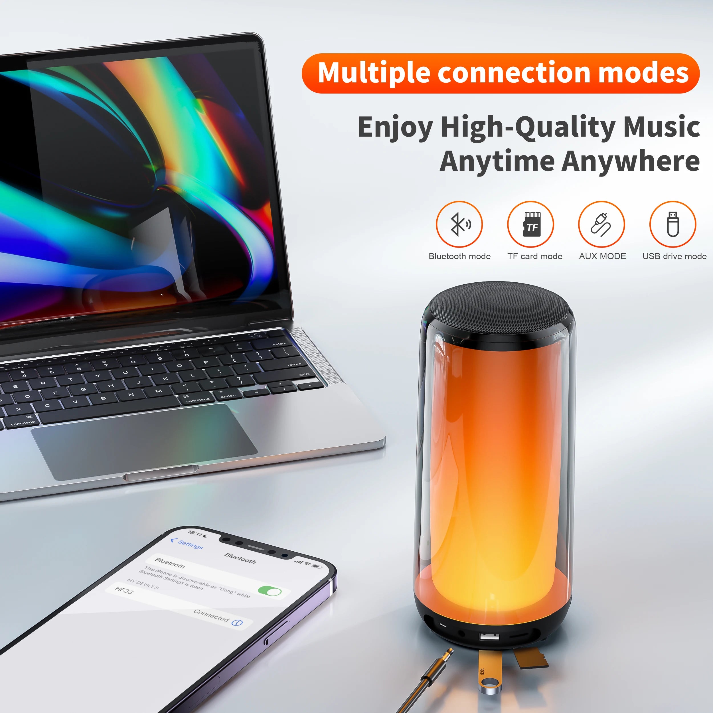 QERE Bluetooth, Portable Speaker, Waterproof
