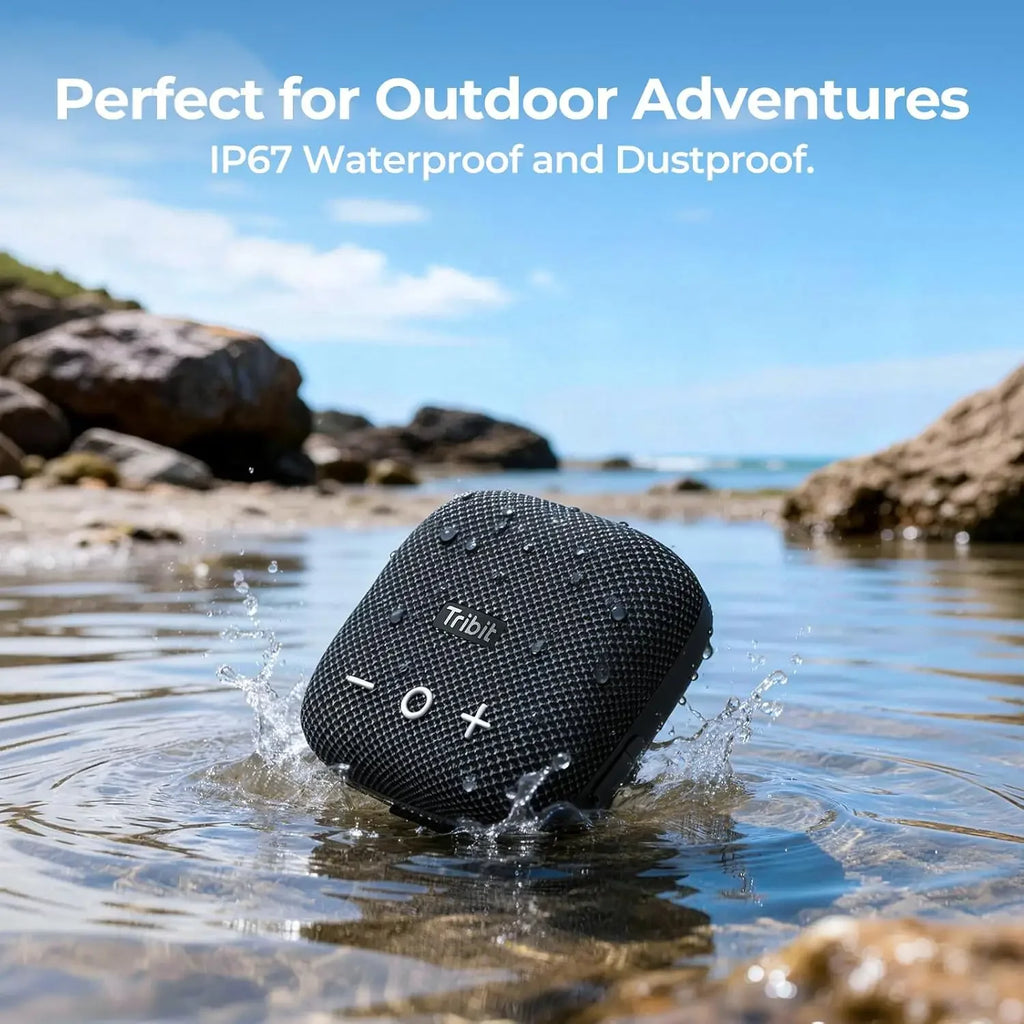 Micro 2 Portable Bike Speaker, 12H Playtime TWS for Hiking