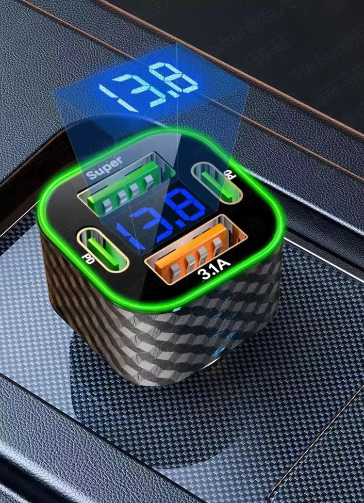 USB C Car Phone Charger Super Fast