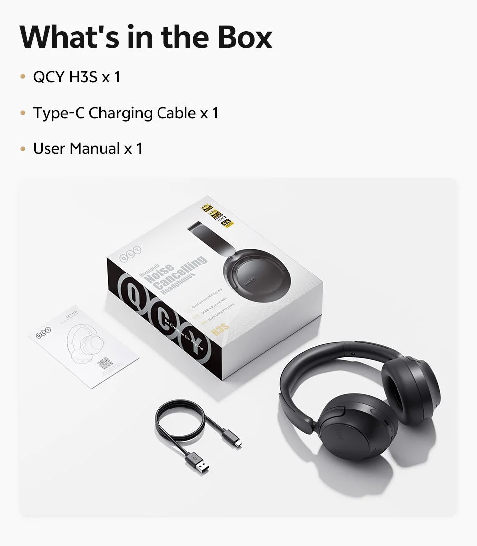 Adaptive ANC Over Ear Headphone