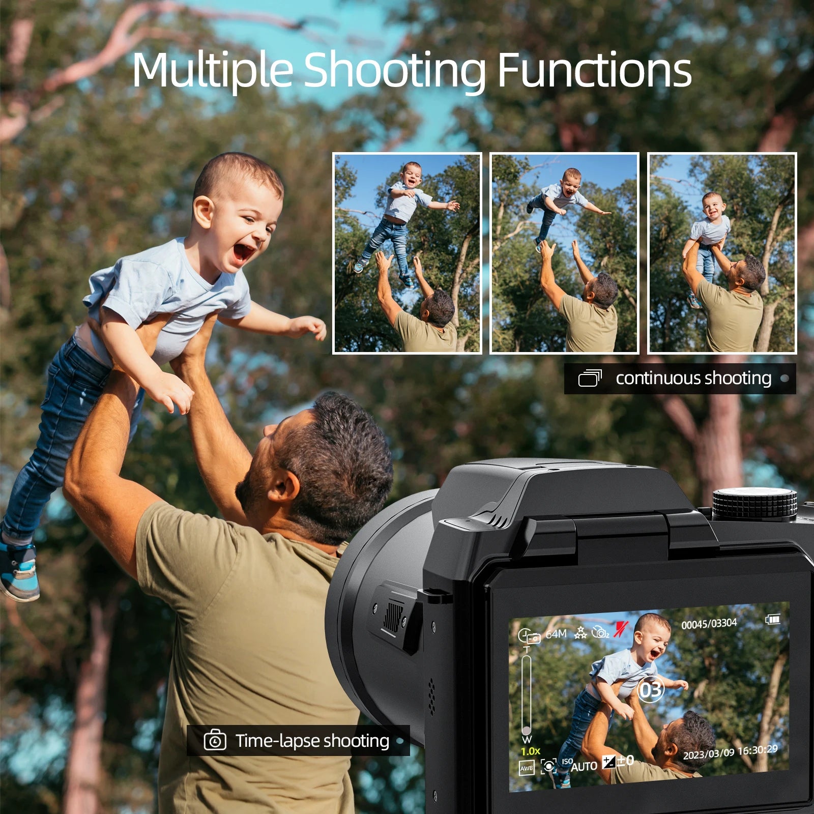 64MP Professional Digital Camera for Photography