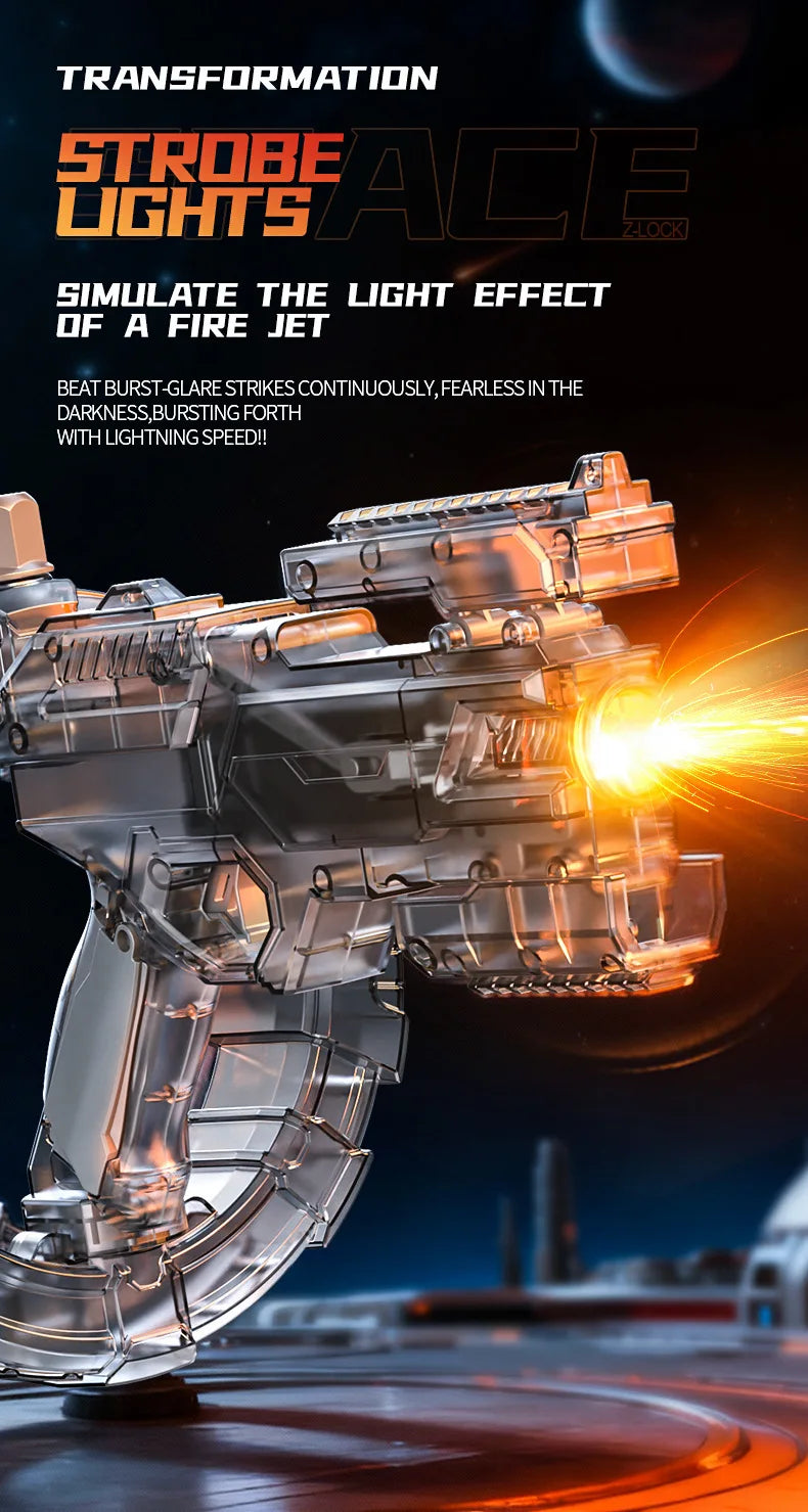 Space Electric Water Gun Transformation LED Lights