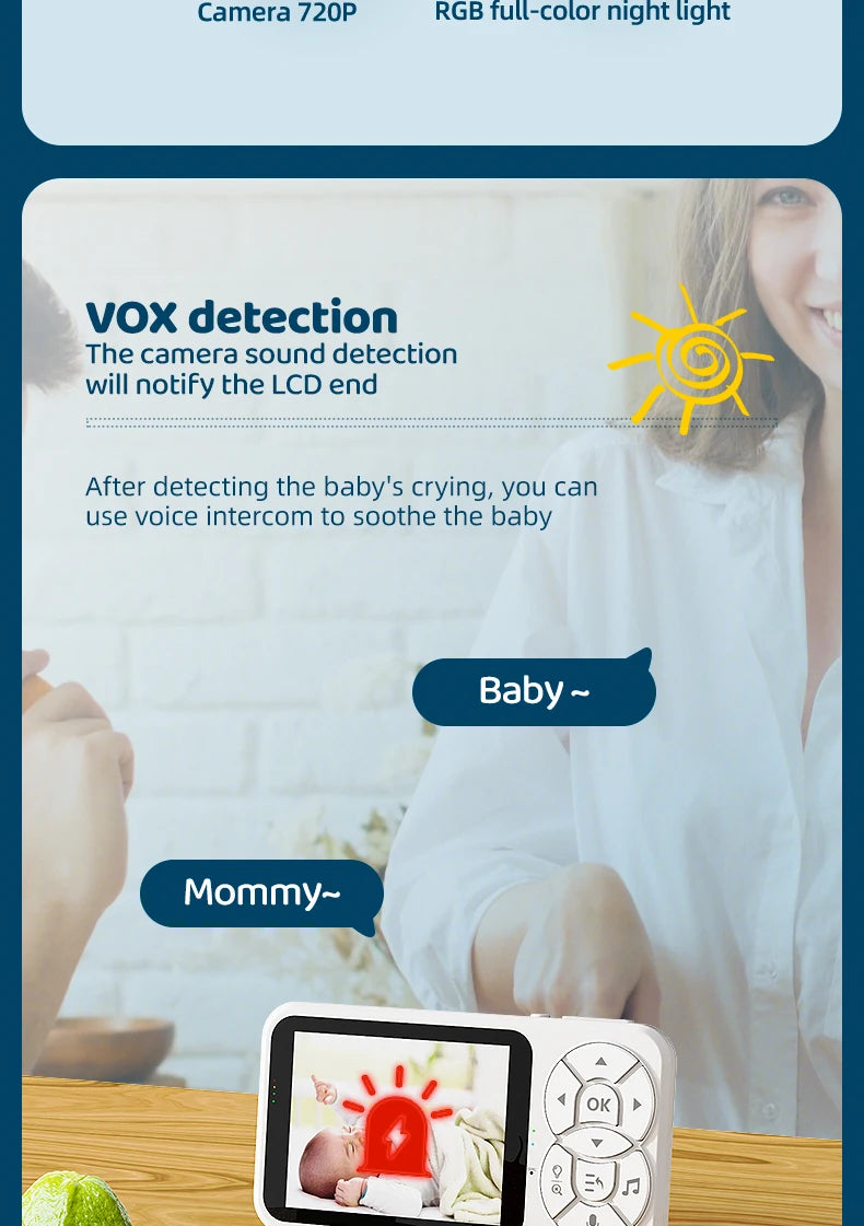 DANMINI night light baby monitor