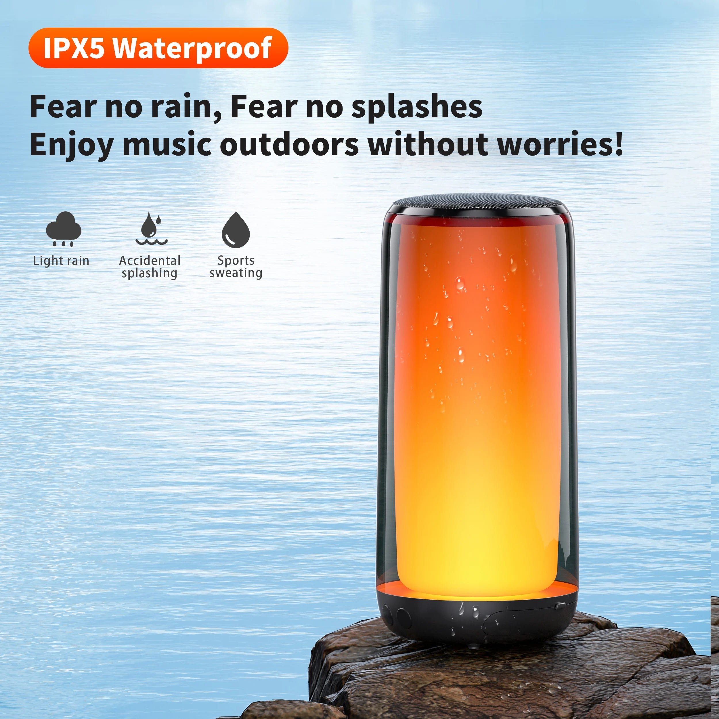 QERE Bluetooth, Portable Speaker, Waterproof