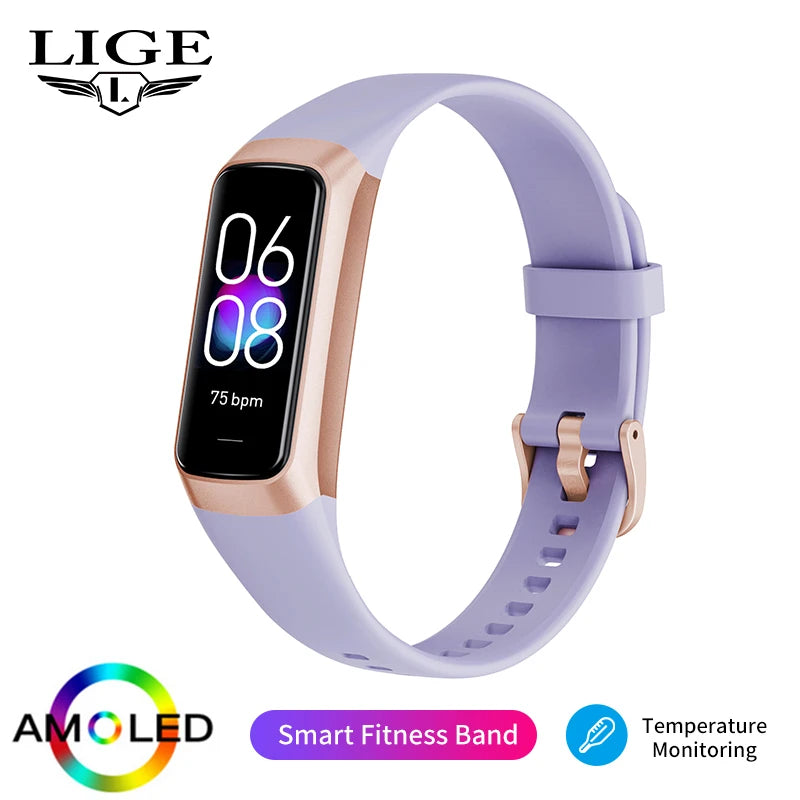 Smart Watch Men Women Heart Rate Blood Oxygen Smartwatch Waterproof Sport Fitness Tracker Bracelet