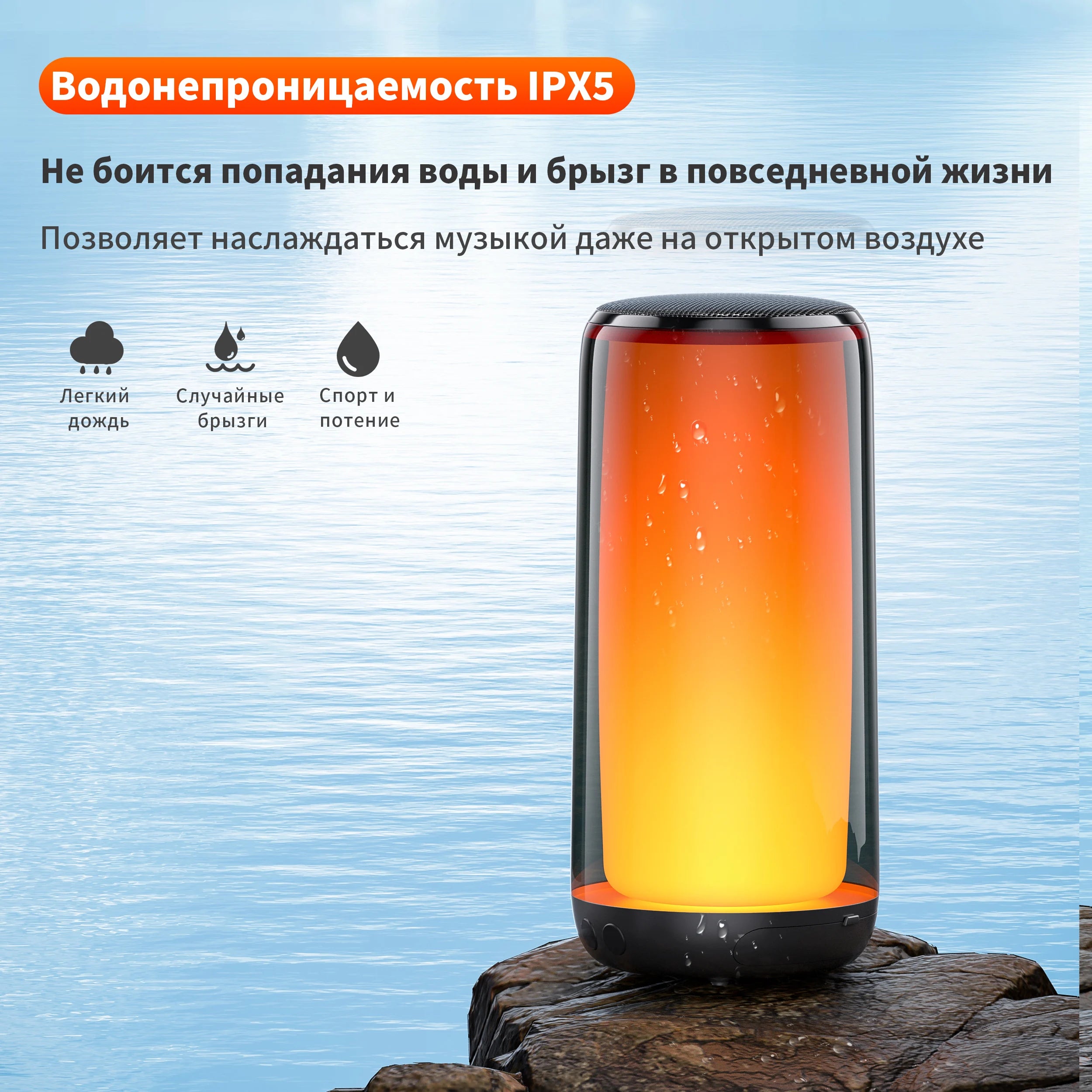 QERE Bluetooth, Portable Speaker, Waterproof