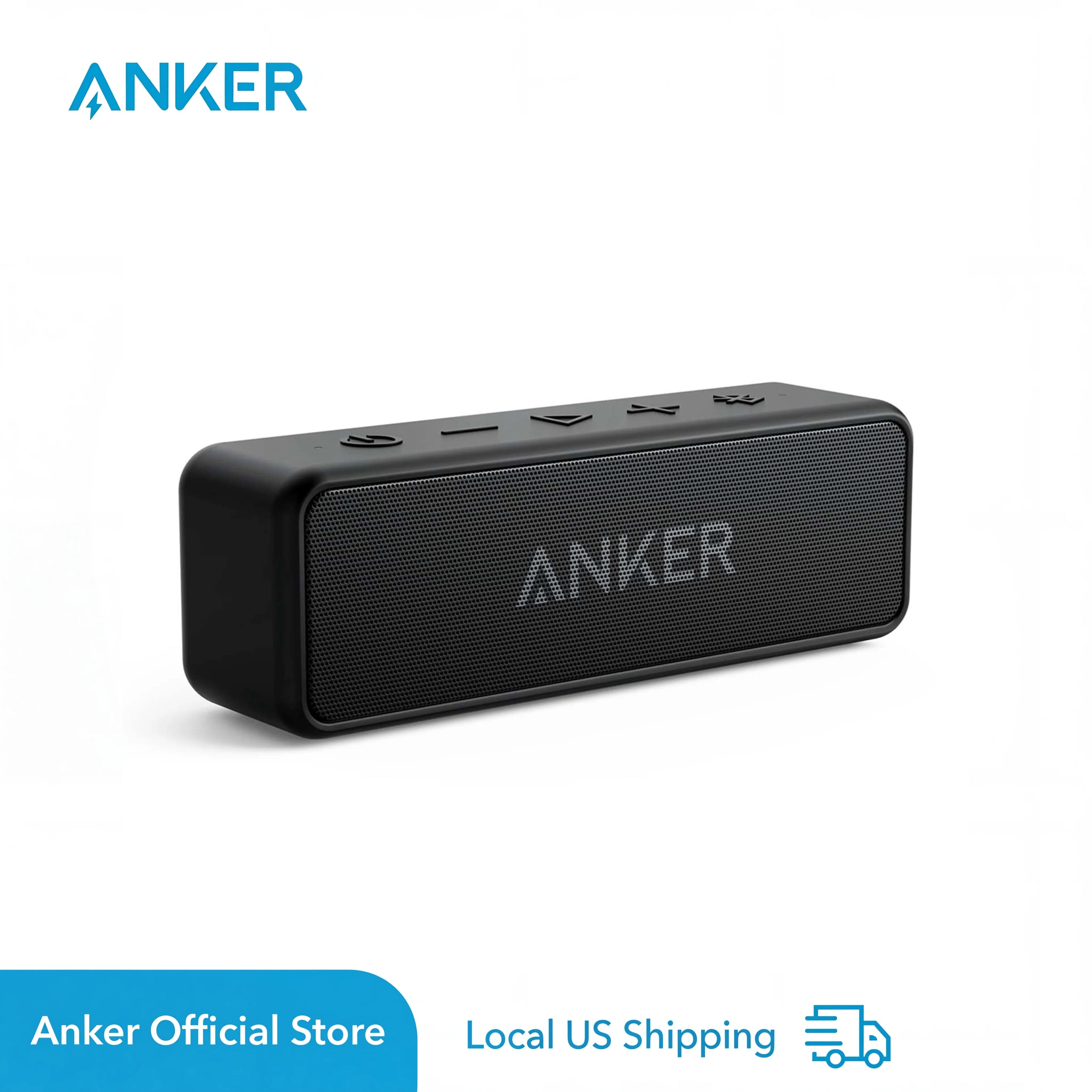 Anker Soundcore 2 Portable Bluetooth Speaker with Stereo Sound