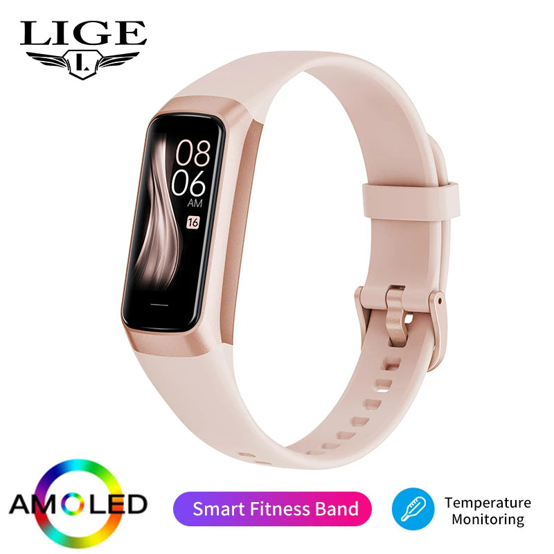 Smart Watch Men Women Heart Rate Blood Oxygen Smartwatch Waterproof Sport Fitness Tracker Bracelet