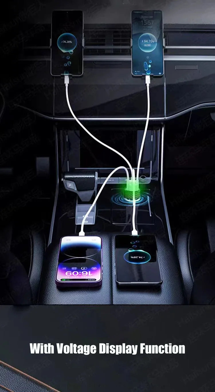 USB C Car Phone Charger Super Fast