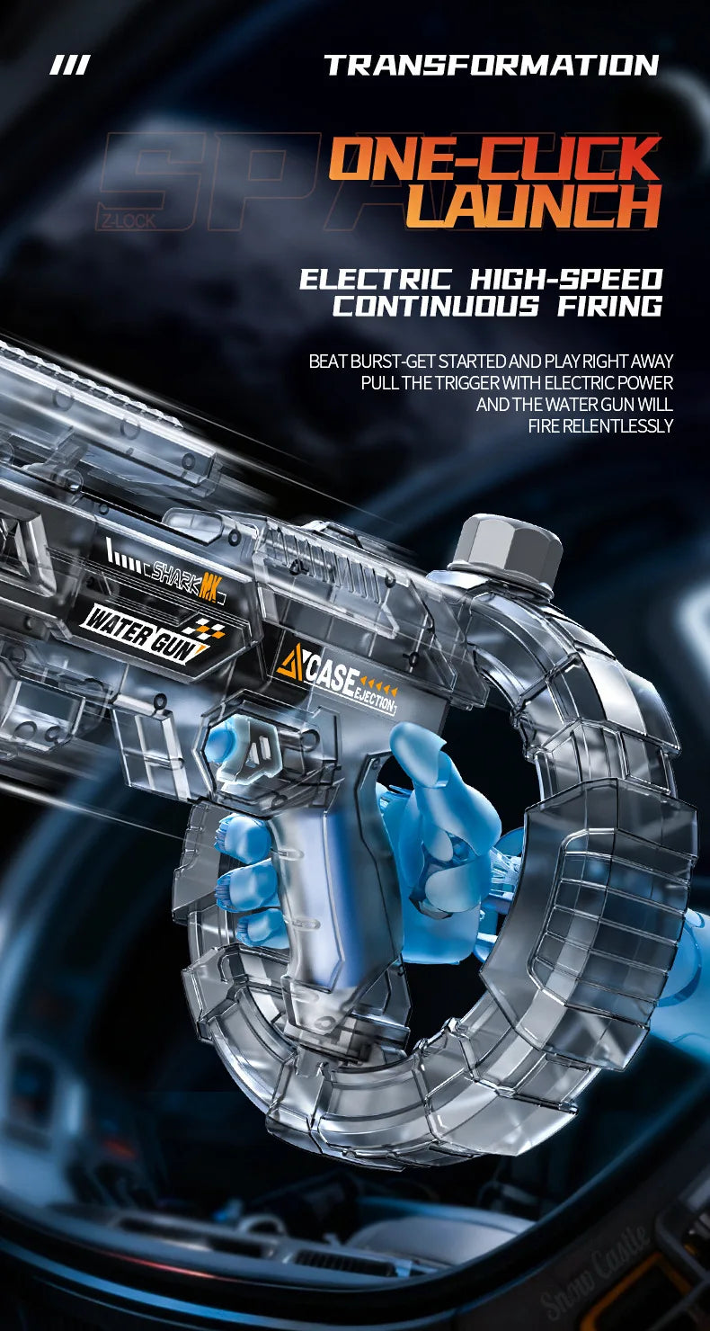 Space Electric Water Gun Transformation LED Lights