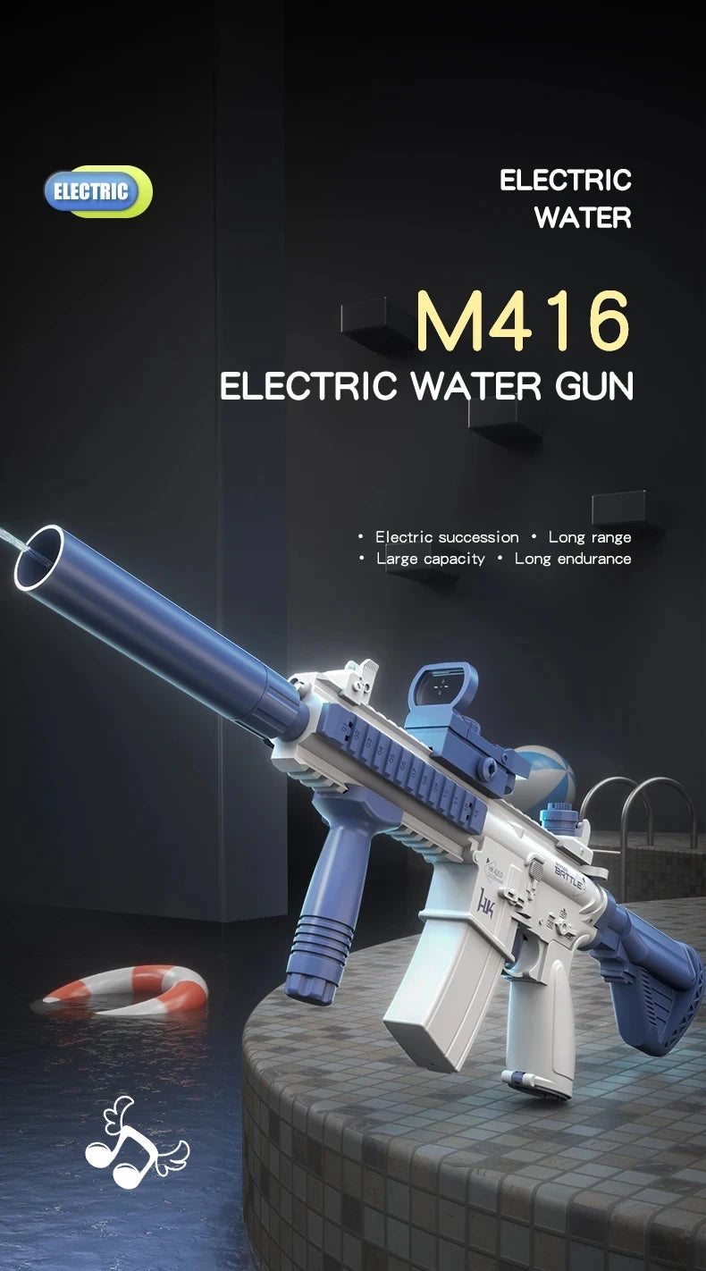 M416 Water Gun Electric Pistol Shooting Toy